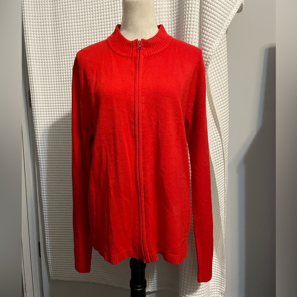 SHERRY TAYLOR Red sweater. Size 2X.